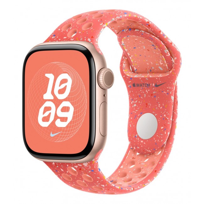 Apple MYL33ZM/A smart wearable accessory Band Orange Fluoroelastomer