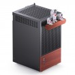 Jonsbo T6 PC Case, Mini-Tower, Mini-ITX, Tempered Glass, Wood, black