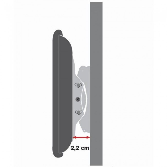 Techly Wall Mount for LED LCD TV 42-80 Ultra Slim Fixed H400mm