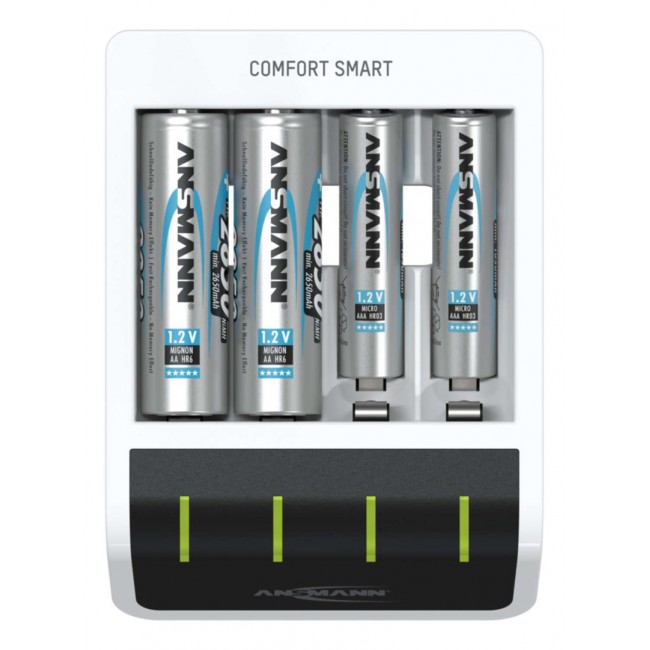 Ansmann Comfort Smart battery charger Household battery USB