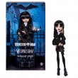 Monster High x Wednesday Collectible Doll, Wednesday Addams in Black Dress with Thing Accessory