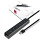 Axagon HUE-SA7BP interface hub USB 3.2 Gen 1 (3.1 Gen 1) Type-A 5000 Mbit/s Black
