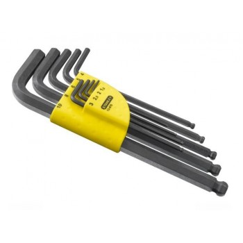 ST. Allen keys 9pcs SPHERE /1,5-10mm