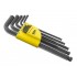 ST. Allen keys 9pcs SPHERE /1,5-10mm