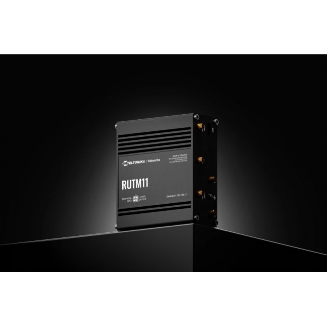 Teltonika RUTM11 wired router Gigabit Ethernet Black Teltonika RUTM11 wired router Gigabit Ethernet Black