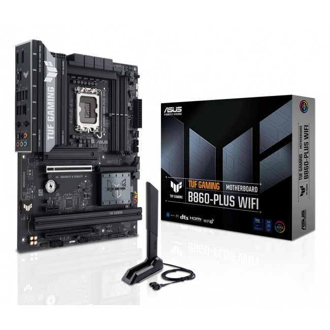 ASUS TUF GAMING B860-PLUS WIFI Intel B860 LGA 1851 (Socket V1) ATX motherboard ASUS TUF GAMING B860-PLUS WIFI Intel B860 LGA 1851 (Socket V1) ATX motherboard