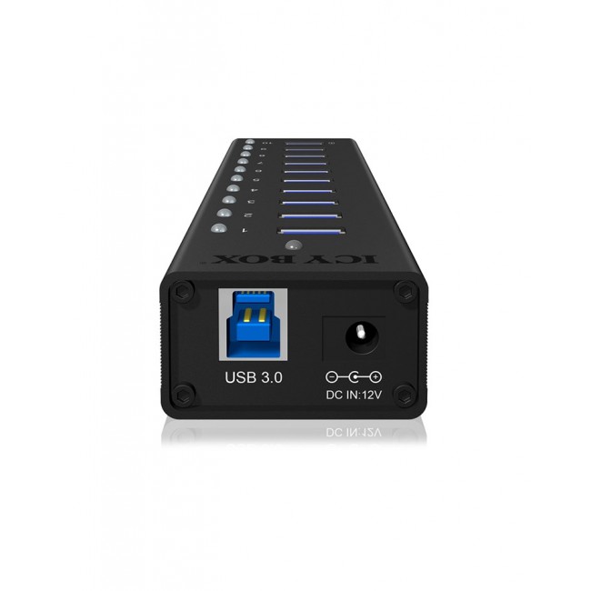 ICY BOX IB-AC6110 USB 3.2 Gen 1 (3.1 Gen 1) Type-B 5000 Mbit/s Black ICY BOX IB-AC6110 USB 3.2 Gen 1 (3.1 Gen 1) Type-B 5000 Mbit/s Black