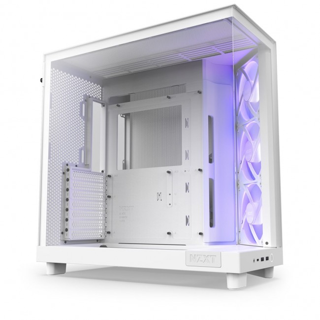 NZXT H6 Flow RGB Midi Tower White NZXT H6 Flow RGB Midi Tower White