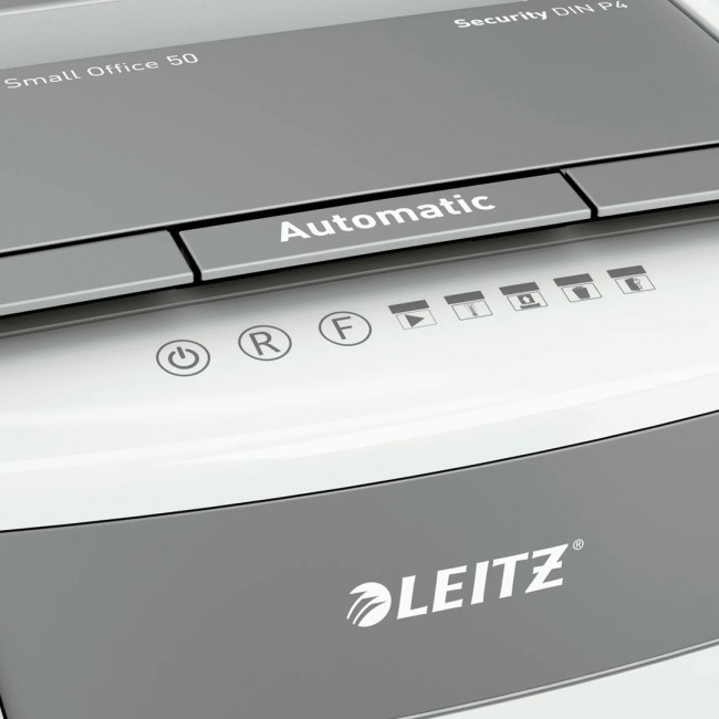Leitz IQ Autofeed Small Office 50X Automatic Paper Shredder P4 Leitz IQ Autofeed Small Office 50X Automatic Paper Shredder P4