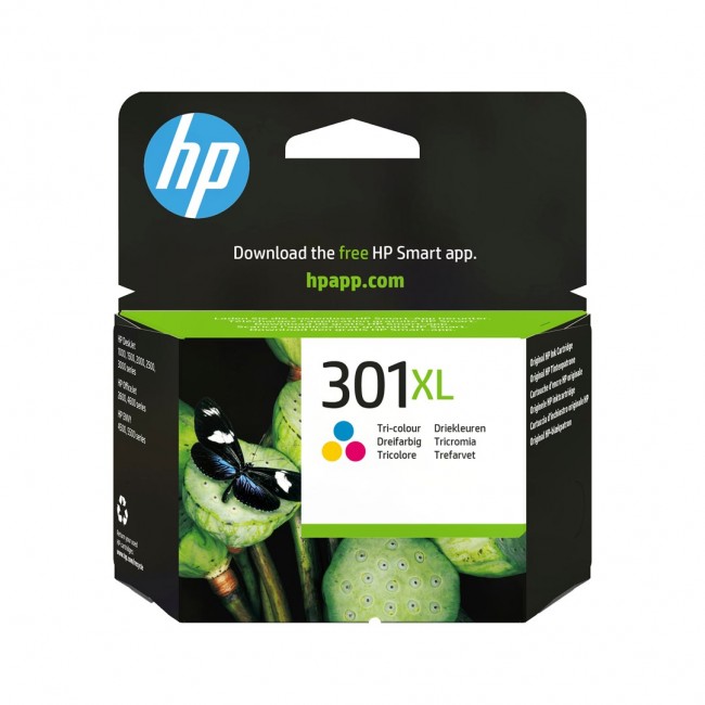 HP 301XL High Yield Tri-color Original Ink Cartridge HP 301XL High Yield Tri-color Original Ink Cartridge