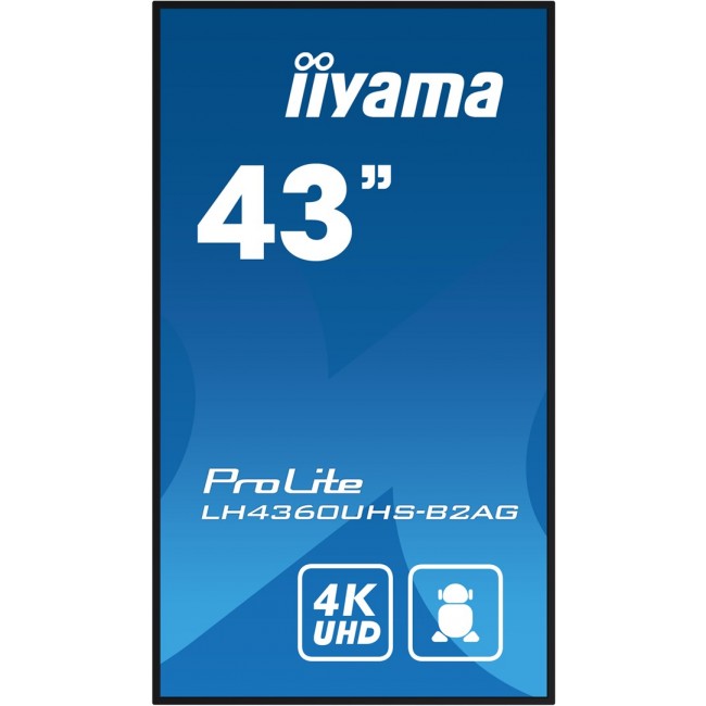 iiyama LH4360UHS-B2AG Signage Display Digital A-board 108 cm (42.5