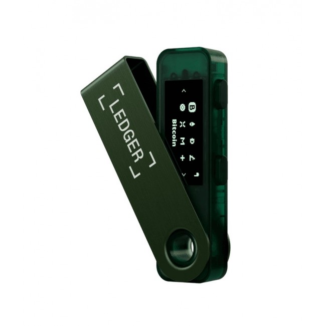 Ledger Nano S Plus USB stick hardware wallet Green Ledger Nano S Plus USB stick hardware wallet Green