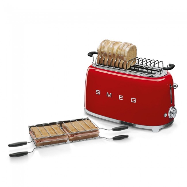 Smeg 50's Style Toaster TSF02RDEU Red Smeg 50's Style Toaster TSF02RDEU Red