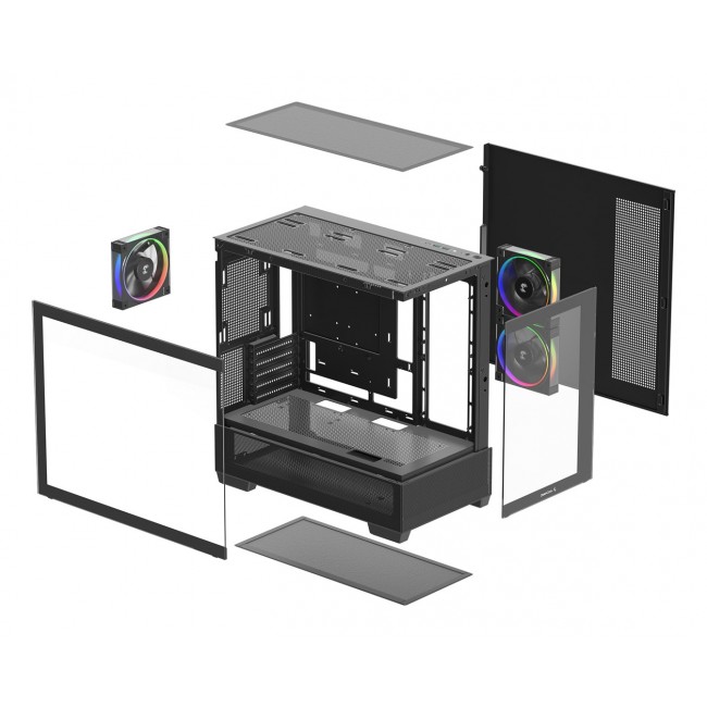 DeepCool CG380 3F Midi Tower Black