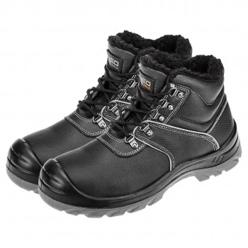 Work ankle boots padded S3 SRC, steel toe cap and penetration-resistant insert, size 44