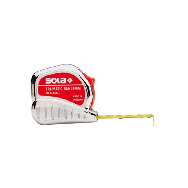 SOLA MEASURING TAPE TRI-MATIC 5m SOLA MEASURING TAPE TRI-MATIC 5m
