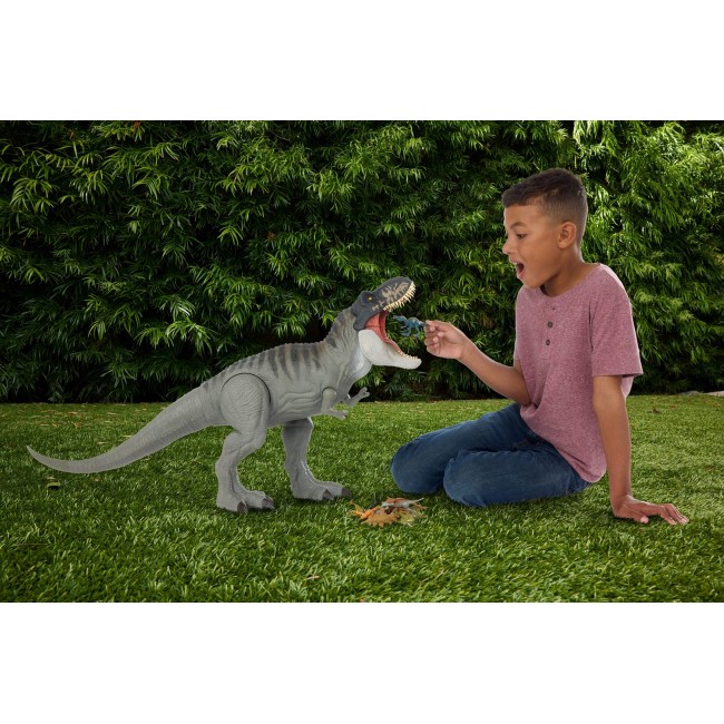 Jurassic World Rebirth Super Colossal Tyrannosaurus Rex Action Figure, T-Rex Dinosaur Movie Toy