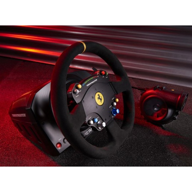Thrustmaster TS-PC Racer Ferrari 488 Challenge Edition Black USB 2.0 Steering wheel Analogue / Digital