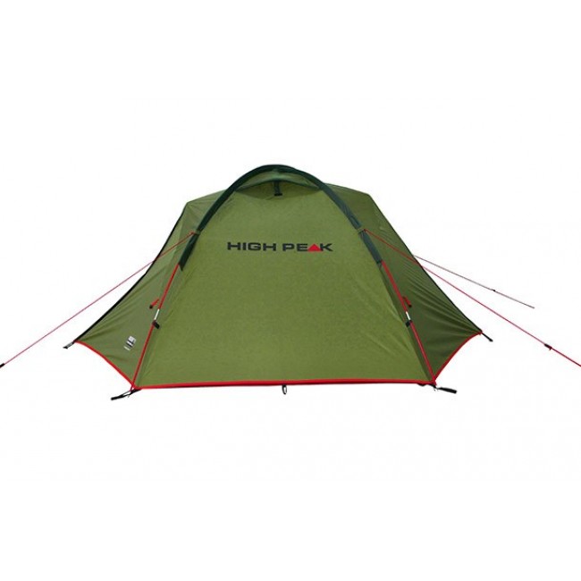 Tent High Peak Woodpecker 3 green-red 3-person 10194
