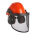 Protective helmet with mesh and earmuffs Climax 43