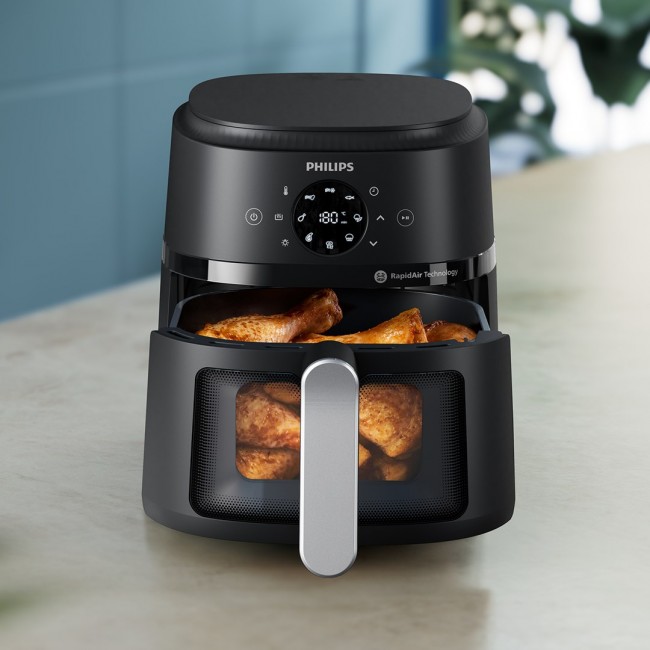 Philips 2000 series NA221/00 fryer Single 4.2 L Stand-alone 1500 W Hot air fryer Silver Philips 2000 series NA221/00 fryer Single 4.2 L Stand-alone 1500 W Hot air fryer Silver