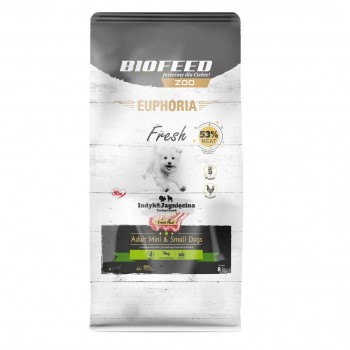 BIOFEED Euphoria Fresh Adult Mini & Small Turkey with lamb - dry dog food - 8kg