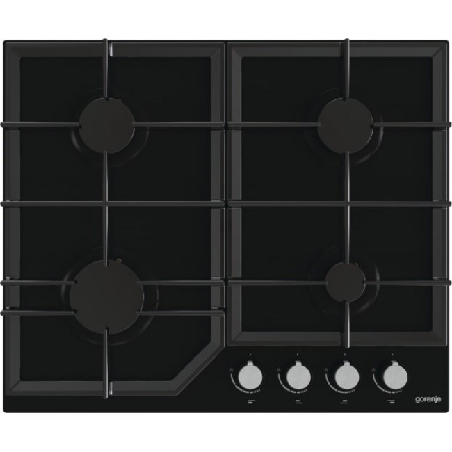 Gorenje GT641KB hob Black Built-in 60 cm Gas 4 zone(s) Gorenje GT641KB hob Black Built-in 60 cm Gas 4 zone(s)