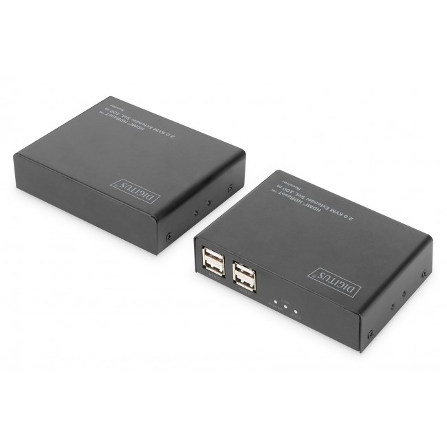 Digitus 4K HDMI HDBaseT 2.0 KVM extender set, 100 m Digitus 4K HDMI HDBaseT 2.0 KVM extender set, 100 m