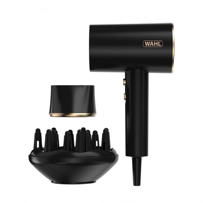 Wahl Ionic Flow hair dryer 2100 W Black, Gold