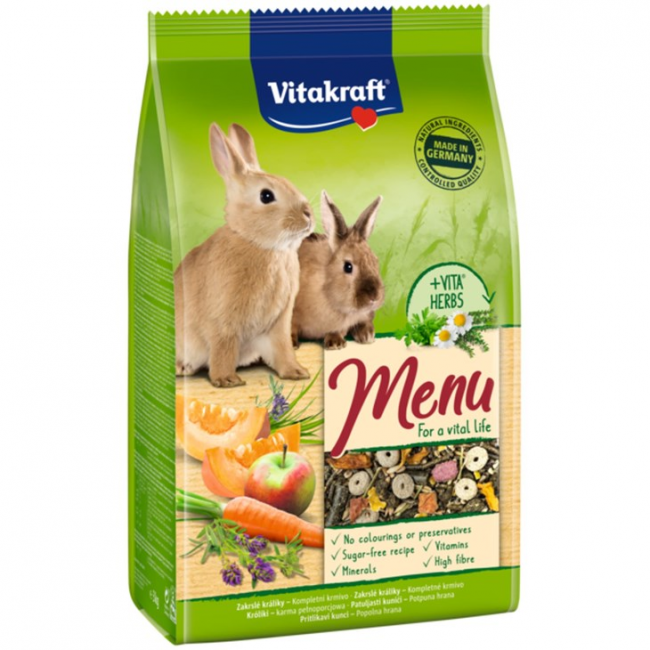 VITAKRAFT Menu Vital - rabbit food - 3kg