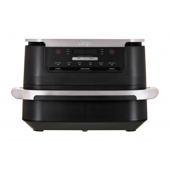 Ninja AF550EU fryer Double 6.6 L Stand-alone 2470 W Hot air fryer Black, Silver