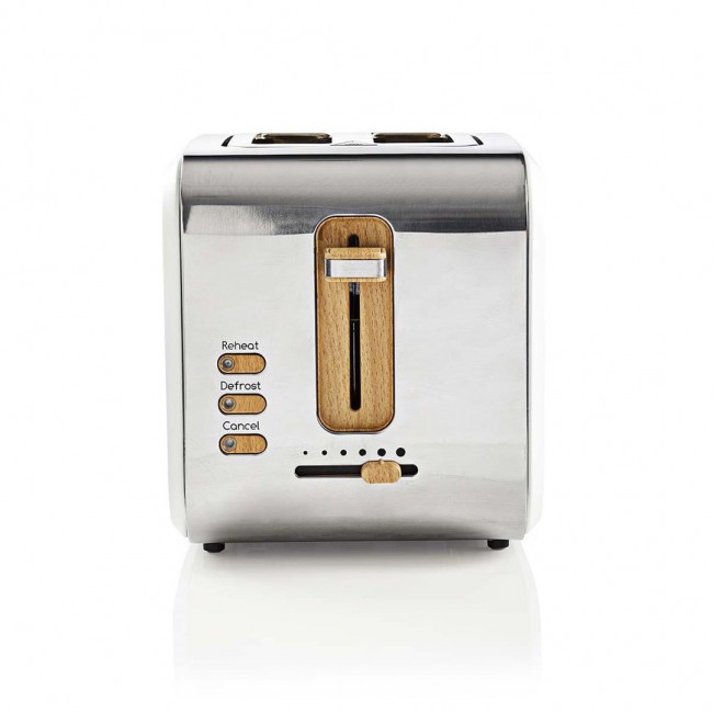 Toaster Nedis KABT510EWT