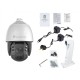 LevelOne FCS-4072 GEMINI PTZ IP Camera, 4-MP, 32x Zoom, H.265, IR 200M, Indoor/Outdoor