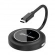 Manhattan 1080p Wireless HDMI Display Adapter with USB-C Transmitter, Dongle Wirelessly Displays a Video Signal from a USB-C Device on an HDMI TV or Projector, Requires Receiver from 208420 Wireless HDMI Presentation Kit, Black