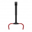Maclean Horizontal Wall-Mounted Bike Rack, Steel, Max. Load 30 kg, Adjustable Angle, MC-172