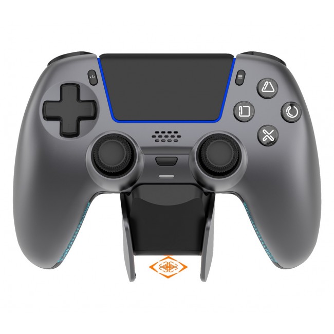 Deltaco Gaming GAM-199-STEELGRAY Gaming Controller Grey, Metallic, Steel Bluetooth/USB Gamepad PlayStation 5, Android, iOS