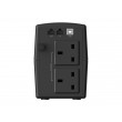 Conceptronic ZEUS02G 850VA 480W UPS, UK socket x 2, HID USB, RJ45 In/Out, AVR