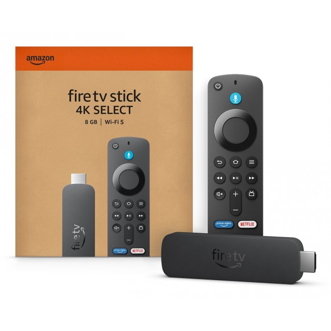 Amazon Fire TV Stick 4K Select 4K Ultra HD Fire OS Black Amazon Fire TV Stick 4K Select 4K Ultra HD Fire OS Black