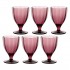 Set of 6 Amami glasses - Purple, 300 ml