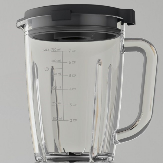Electrolux E6TB1-6ST 1.75 L Tabletop blender 1400 W Black, Stainless steel, Transparent