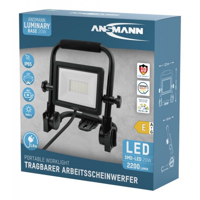 Ansmann FL20W-AC Black LED 20 W