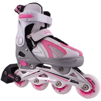 Outrace Volt Gray Grey-Pink PW-126B-9 40-43 Inline Skates