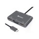 Sandberg USB-C Dock 2xHDMI+1xVGA+USB+PD Sandberg USB-C Dock 2xHDMI+1xVGA+USB+PD