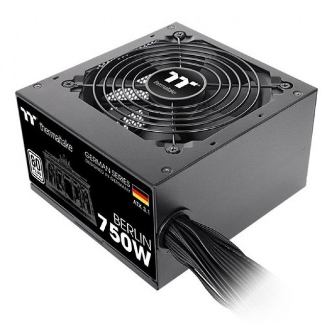 Thermaltake Berlin power supply unit 750 W 24-pin ATX ATX Black Thermaltake Berlin power supply unit 750 W 24-pin ATX ATX Black