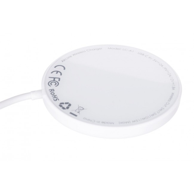 AUEKY Aircore Magnetic LC-A1 Wireless magnetic charger QI USB-C 15W White AUEKY Aircore Magnetic LC-A1 Wireless magnetic charger QI USB-C 15W White
