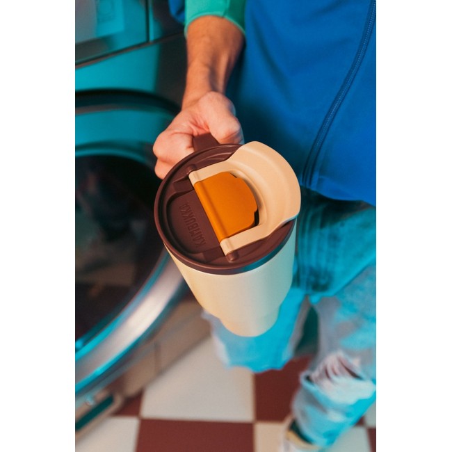 Thermal mug with telescopic straw Kambukka Rio Tumbler 950ml Almond Dream Thermal mug with telescopic straw Kambukka Rio Tumbler 950ml Almond Dream