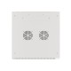 Lanberg wall-mounted installation rack cabinet 19'' 15U 600x600mm gray (glass door)