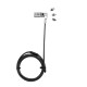 DICOTA D31713 cable lock Black 2 m DICOTA D31713 cable lock Black 2 m