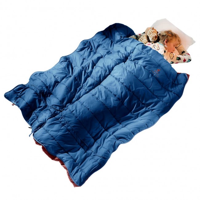 Deuter children's sleeping bag Starlight SQ (130-170 cm) - nightblue/redwood Deuter children's sleeping bag Starlight SQ (130-170 cm) - nightblue/redwood