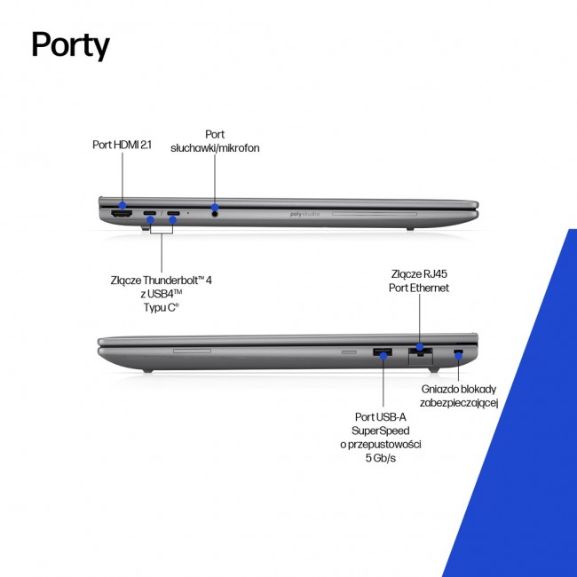 HP ZBook 8 G1i Intel Core Ultra 7 255H Mobile workstation 35.6 cm (14